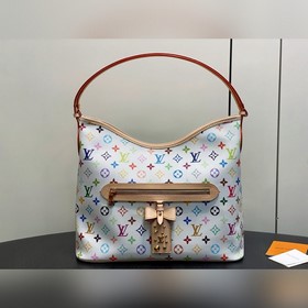 M27582白彩 村上隆限定購物袋 Lineup 手袋 慶祝路易威登 Monog