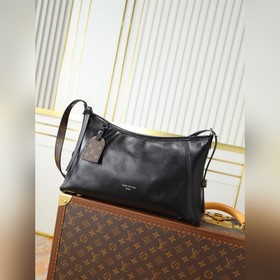 頂級原單 原廠小羊皮[動态163c01芯片]M28160黑 LV Vibe 系列