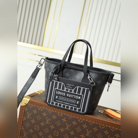 [頂級原單]半鋼163動态芯片 型號：M15210黑花黑色 雙面購物袋 Neve