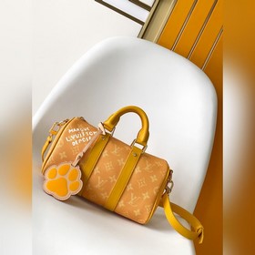 [163c01 芯片]M13166頂級原單 動态變碼本款 Keepall Ban