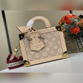 頂級原單複刻獨家實拍 [ Petite Valise 硬箱]M14592 金色花