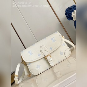 頂級原單[獨家實拍 M46386奶油印蘭 ]M28054 本款 Diane 手袋