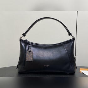 M28160黑色 全皮拉鍊購物袋 CarryAll East West 手袋 C