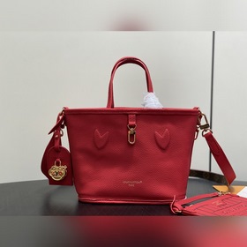 M28318老花紅色 雙面購物袋子母包 當季新款 NEVERFULL INSID