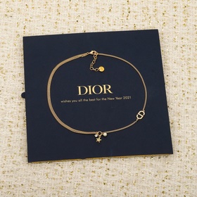 [DIOR CD星鑽手鍊+項鍊]是心動啊 最新款絕美星星系列 經典的CD log