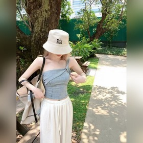 miumiu雙面漁夫帽 一比一開模定制，頭圍57cm男女通用