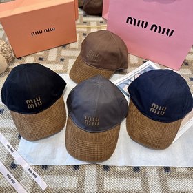 謬謬miumiu 原單 新款棒球帽，正品開模訂制，原版做工細緻質量超贊！