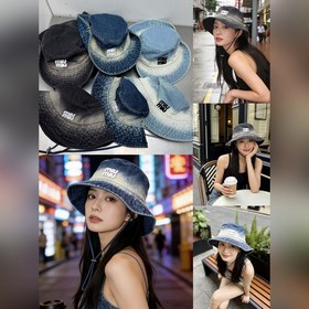 Miumiu春夏款牛仔戶外漁夫帽