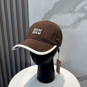 [Miumiu缪缪]新款訂單款刺繡棒球帽 大牌款超好搭配，趕緊入手！