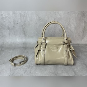 5BA327 (奶杏色)[特級原廠皮]Miu Miu 26SS RIBBON 早