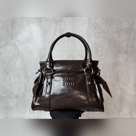 5BA327 (石楠木色)[特級原廠皮]Miu Miu 26SS RIBBON
