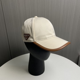 配防塵袋[普拉達]Prada 26春夏新款大牌漁夫帽，顯臉小 大牌款超好搭配，趕