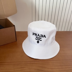 普拉達]Prada 26春夏新款大牌漁夫帽，顯臉小 大牌款超好搭配，趕緊入手！