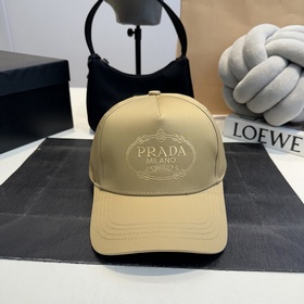 Prada 普拉達 新款原單棒球帽， 1：1開模訂制，做工完美，質量超贊，基礎頭