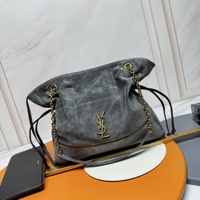 深灰色，古金 原廠皮+精品專供 YSL 新款Jamie 4.3 large po