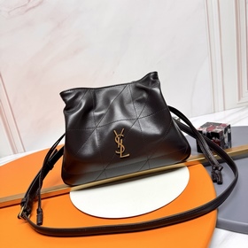 YSL，聖羅蘭女士JAMIE羊皮革肩背 YSL 最新斜挎水桶包出貨了！福袋新尺寸
