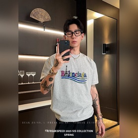 Balenciaga 巴黎世家新款可樂logoT恤.男女同款 os版型真的很迷