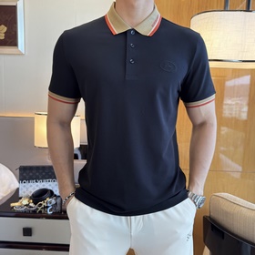 巴寶莉 - 2026ss馬年春夏新款polo領短袖系列。精選優質雙絲光珠地棉面料