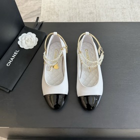 CHANEL 小香萬年經典拼色雙帶粗跟瑪麗珍鞋 永恒的經典 名媛氣質十足 香奶奶