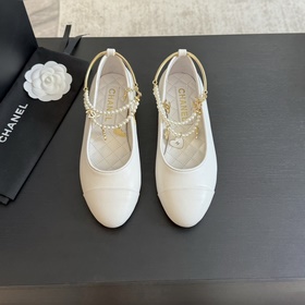 CHANEL 小香萬年經典拼色雙帶粗跟瑪麗珍鞋 永恒的經典 名媛氣質十足 香奶奶