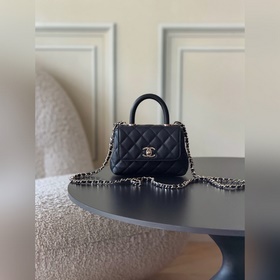 CHANEL新品26C COCOHANDLE mini 手提COCO 黑色 專櫃