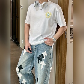 克羅心 2026春夏新款首發專櫃最新款短袖圓領T恤 高端訂制 設計前衛時尚！品牌