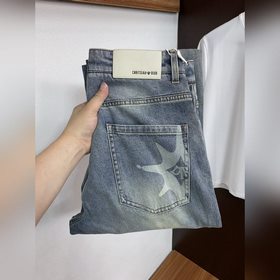 迪奧 高端定制、2026早春最新款牛仔褲 櫃台同步發售 原版定制複刻 客供五金輔