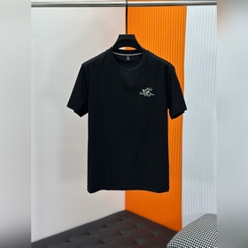 Dior迪奧26ss新款短袖，前胸刺繡标志性标識logo，簡約百搭款， 進口高彈