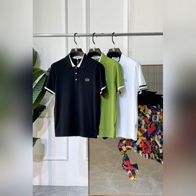 迪奧 - 2026ss馬年春夏最新大爆款精品針織短袖T恤，定制進口輕柔伊力特面料
