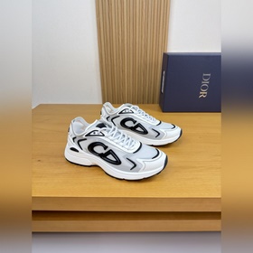 [ Dior]迪奧 -高端品質 原單·休閑運動鞋 -鞋面： 品牌高絲光帆網帆布布