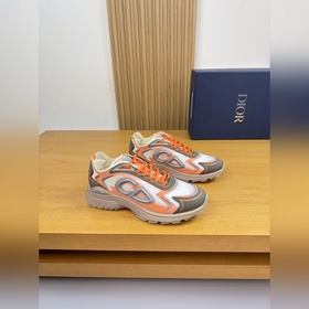 [ Dior]迪奧 -高端品質 原單·休閑運動鞋 -鞋面： 品牌高絲光帆網帆布布