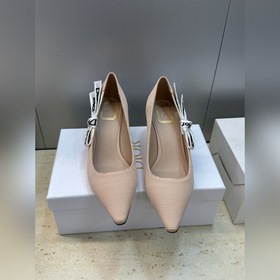 J ADIOR 迪奧 Dior 2026早春新款織帶蝴蝶結高跟女鞋 明星同款CD