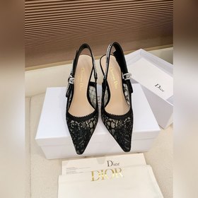 迪奧 Dior J ADIOR織帶後空涼鞋經典時尚新色Quake Oblique