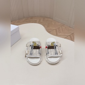 Dior迪奧2026ss夏季新款厚底仙女刺繡拖鞋 1：1原版複刻 市面上最高版本