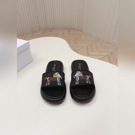 Dior迪奧2026ss夏季新款仙女刺繡拖鞋 1：1原版複刻 市面上最高版本