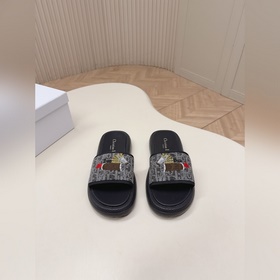 Dior迪奧2026ss夏季新款仙女刺繡拖鞋 1：1原版複刻 市面上最高版本