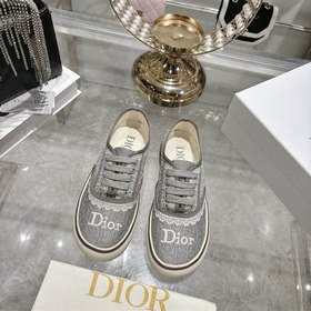 Dior26早春ss 明星款 迪奧厚底刺繡印花樂福鞋 Dior Chrono 新