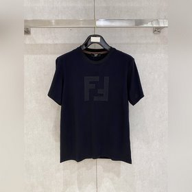 芬迪Fendi26春夏新品專櫃首發最新款短袖圓領T恤 高端訂制 設計前衛時尚！品