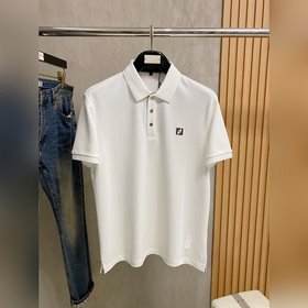 芬迪2026ss夏季新款字母logo男士翻領Polo衫！經典商務男款，高端男裝的