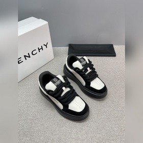 Givenchy 紀梵希男士厚底休閑鞋，采用進口小牛皮打造，拼色設計，鞋舌品牌l