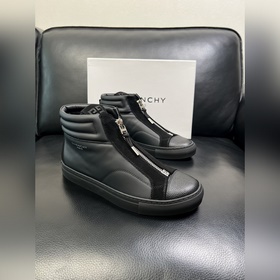 Givenchy 高品質 紀梵希 頂級工藝品 專櫃新品同步，鞋面意大利進口牛皮拼