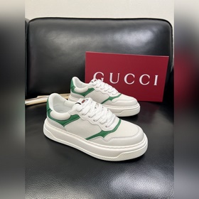 Gucci 頂級代購 古奇專櫃新款，原廠配置意大利進口牛皮搭配印花布面料，進口牛