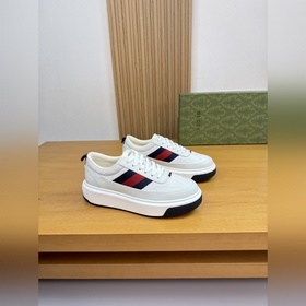 [Gucci]古馳 -高端品質 原單·休閑運動鞋 -鞋面： 納帕小牛皮、品牌圖騰