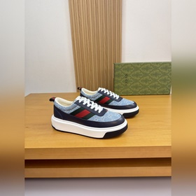[Gucci]古馳 -高端品質 原單·休閑運動鞋 -鞋面： 納帕小牛皮、品牌圖騰