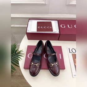 Gucci 古馳 26ss 2026春夏新品 經典馬銜扣粗跟瑪麗珍鞋 主打系列