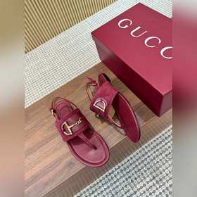 Gucci古*馳2026春夏最新爆款人字拖涼鞋系列...... [圓頭夾腳指涼鞋