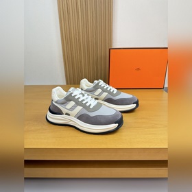[ HERMES]愛馬仕 -高端品質 原單·休閑運動鞋 -鞋面： 納帕小牛皮、反