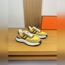 [ HERMES]愛馬仕 -高端品質 原單·休閑運動鞋 -鞋面： 納帕小牛皮、反