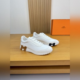 [ HERMES]愛馬仕 -高端品質 原單·休閑運動鞋 -鞋面： 納帕小牛皮、高