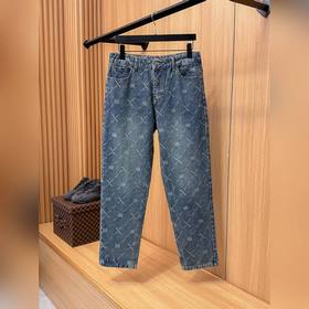 羅意威 2026春款新品，原單牛仔褲 原版重工打造，品牌經典LOGO設計，三标